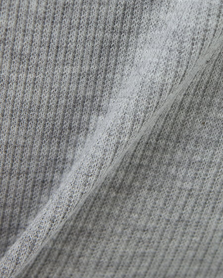 INGNI（イング） 装飾クロス付サイドギャザーリブロンT ｸﾞﾚｰ