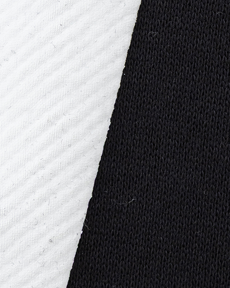 INGNI（イング） バックビッグロゴスウェットチュニック ｸﾛ/ｵﾌﾎﾜｲﾄ