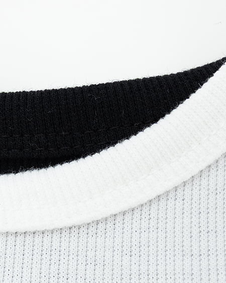 INGNI（イング） レイヤードリブキャミ ｵﾌﾎﾜｲﾄ/ｸﾛ