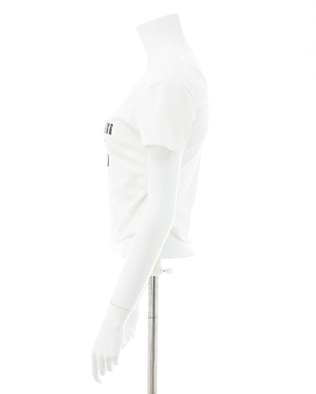 INGNI（イング） 肩ベルトロゴTシャツ ｵﾌﾎﾜｲﾄ