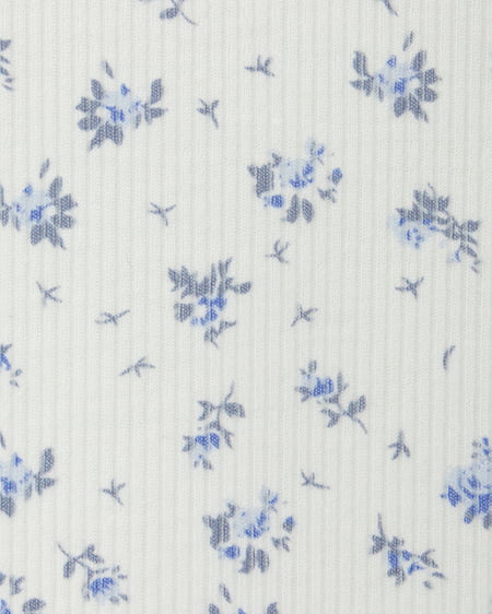 INGNI（イング） レースレイヤード風リボン付き半袖リブトップス ｵﾌﾎﾜｲﾄ/ﾊﾅ