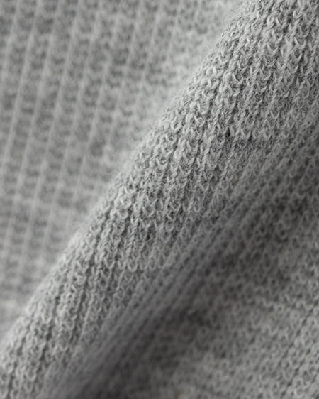 INGNI（イング） レースレイヤード風リボン付き半袖リブトップス ｸﾞﾚｰ