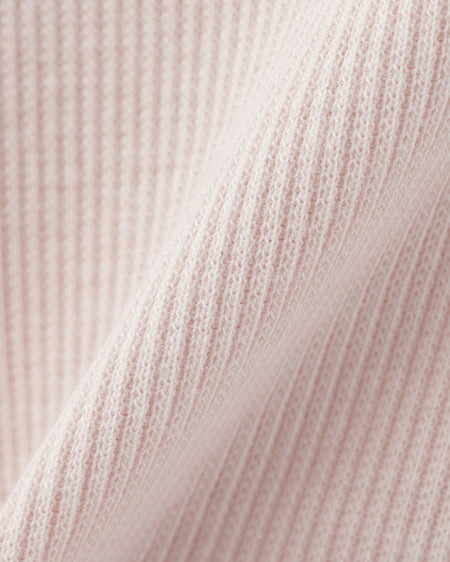 INGNI（イング） レイヤード前リボンリブトップス ﾋﾟﾝｸ