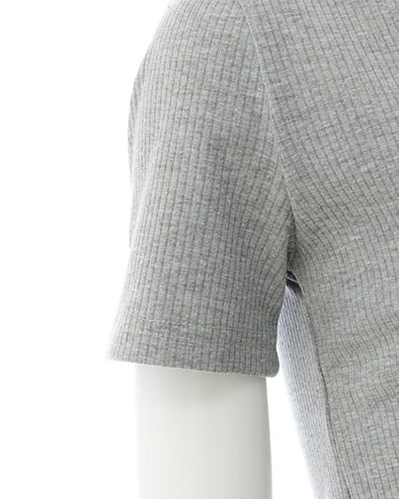 INGNI（イング） キャミドットカーデレイヤードトップス ｸﾞﾚｰ