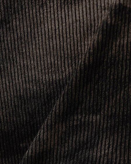 INGNI（イング） キャミレイヤード風リブレースアップトップス ｸﾛﾑﾗ/ｸﾛ