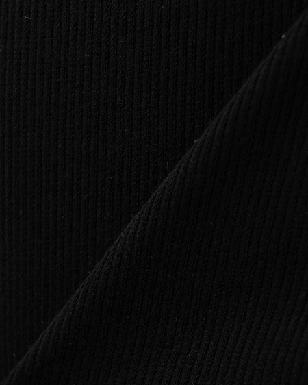 INGNI（イング） キャミレイヤード風リブレースアップトップス ｸﾛ/ｸﾞﾚｰ