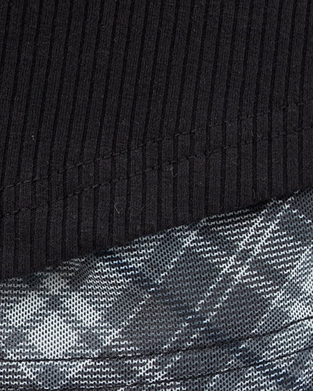 INGNI（イング） レイヤードカーデトップス ｸﾛ/ｸﾞﾚｰ