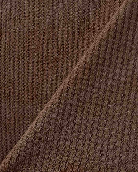 INGNI(イング) ムラ染めヘンリーネックレイヤード胸ロゴトップス ブラウン