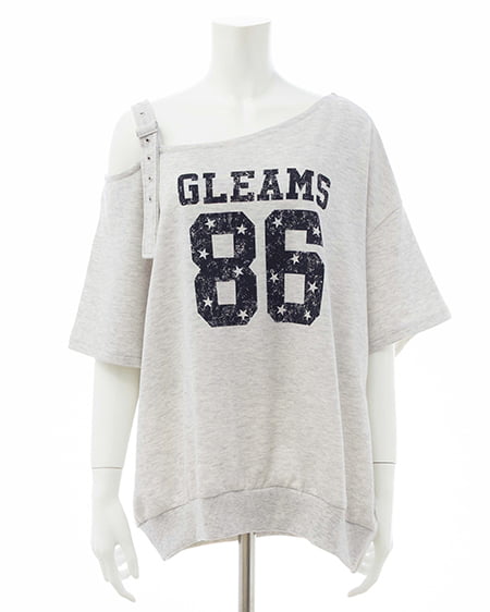 INGNI（イング） 肩ベルト付ナンバリングスウェットトップス ｵｰﾄﾐｰﾙ