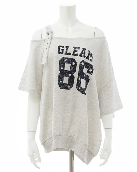 INGNI（イング） 肩ベルト付ナンバリングスウェットトップス ｵｰﾄﾐｰﾙ