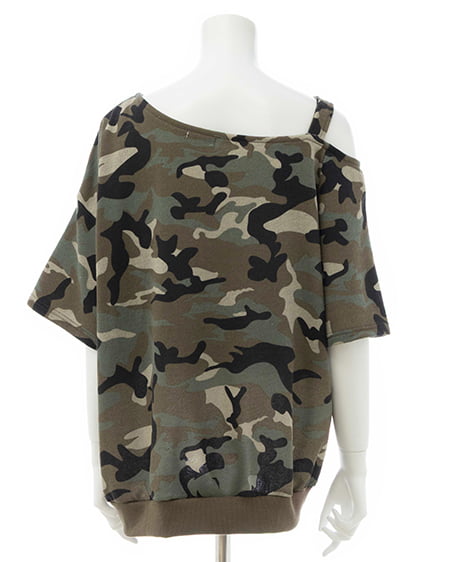 INGNI（イング） 肩ベルト付ナンバリングスウェットトップス ﾒｲｻｲ