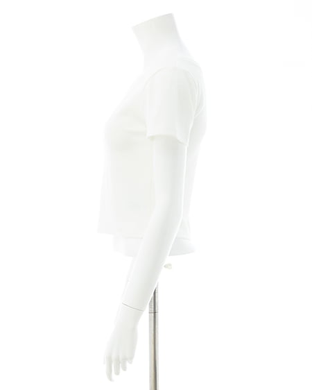 INGNI（イング） メタルロゴリブTシャツ ｵﾌﾎﾜｲﾄ