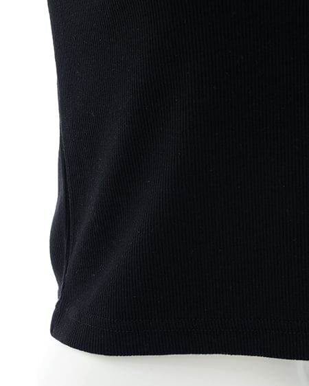 INGNI（イング） メタルロゴリブTシャツ ｸﾛ