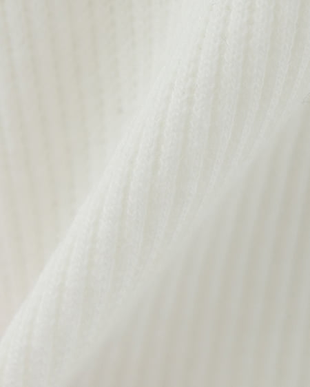 INGNI（イング） ラインストーンロゴサイドギャザーベアリブキャミ ｵﾌﾎﾜｲﾄ