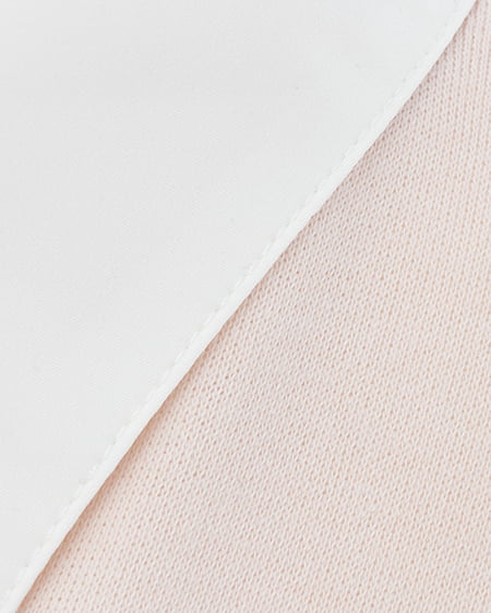 INGNI（イング） シャツドッキングスウェットトップス ﾗｲﾄﾋﾟﾝｸ/ｵﾌﾎﾜｲﾄ