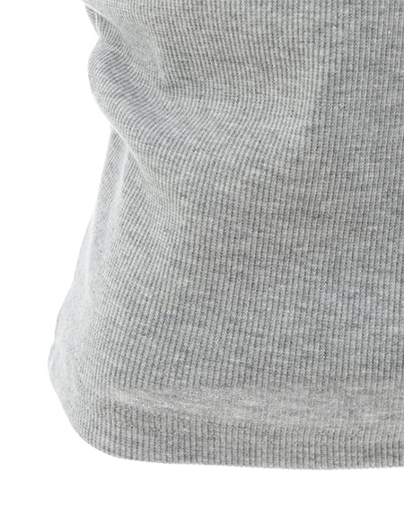 INGNI（イング） ヘンリーネックフードリブトップス ｸﾞﾚｰ