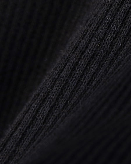 INGNI（イング） ヘンリーネックフードリブトップス ｸﾛ