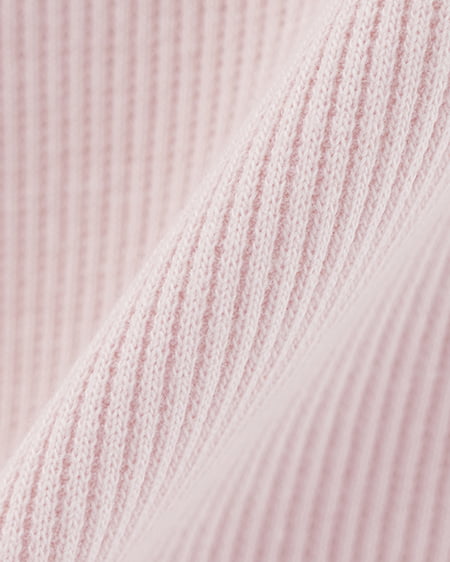 INGNI（イング） レースハートロゴ裾レース出しリブトップス ﾗｲﾄﾋﾟﾝｸ