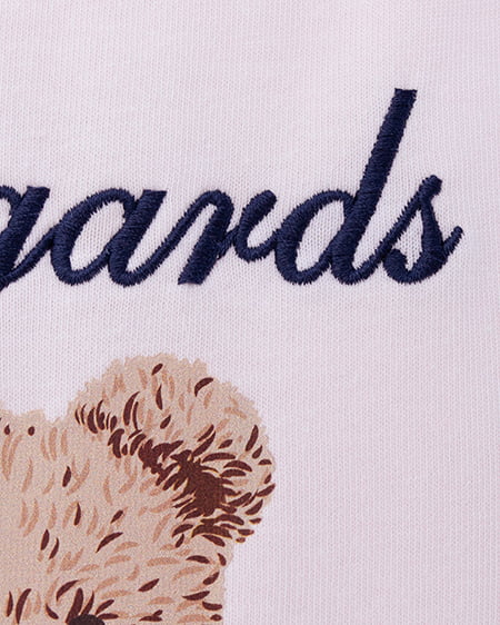 INGNI（イング） 刺繍ロゴくまプリントTシャツ ﾗｲﾄﾋﾟﾝｸ
