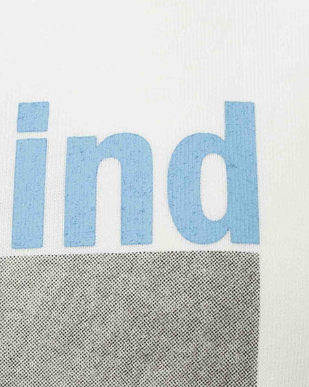 INGNI(イング) 転写フォトTシャツ オフホワイト/ブルー
