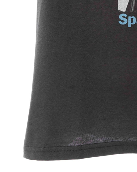 INGNI(イング) 転写フォトTシャツ チャコールグレー/ブルー