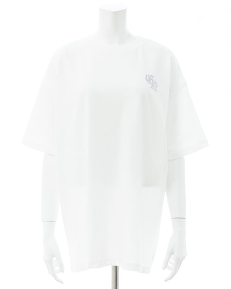 INGNI(イング) バックロゴラメチュニックTシャツ オフホワイト