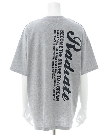 INGNI(イング) バックロゴラメチュニックTシャツ グレー