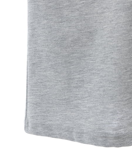 INGNI(イング) バックロゴラメチュニックTシャツ グレー