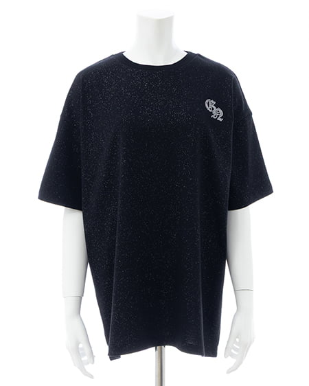 INGNI(イング) バックロゴラメチュニックTシャツ クロ