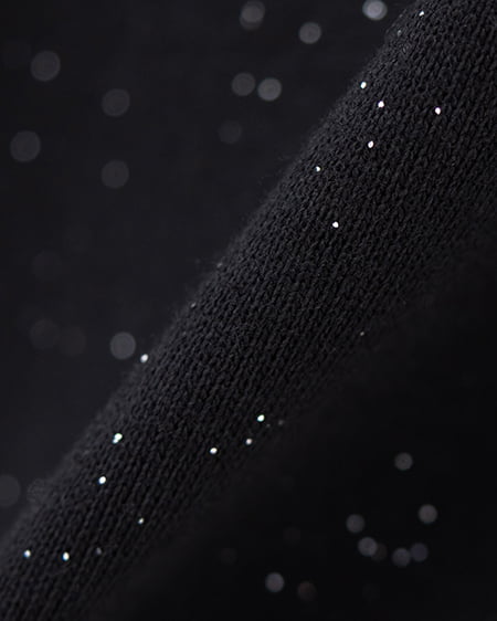 INGNI(イング) バックロゴラメチュニックTシャツ クロ