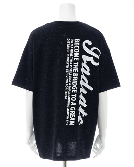 バックロゴラメチュニックTシャツ