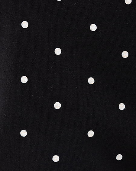 INGNI（イング） フロッキーロゴドットTシャツ ｸﾛｵﾌ/ﾄﾞｯﾄ