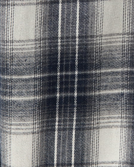 INGNI（イング） バックレースアップチェック柄裾タックシャツ ｵﾌｺﾝ/ﾁｪｯｸ