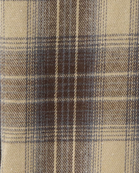 INGNI（イング） バックレースアップチェック柄裾タックシャツ ﾍﾞｰｼﾞｭ/ﾁｪｯｸ