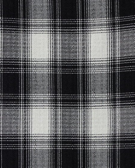 INGNI(イング) リボンオフショルチェック柄ブラウス クロ/チェック