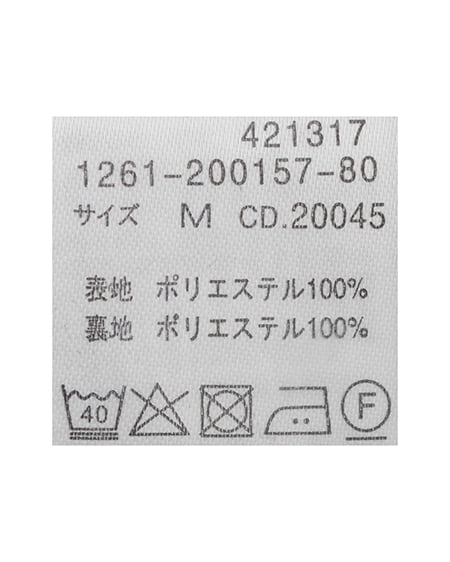 INGNI(イング) 装飾ボタンフリルシアーブラウス ブルーグレー