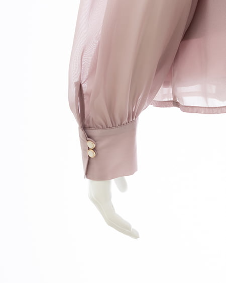 INGNI（イング） シアーボウタイブラウス ﾋﾟﾝｸ