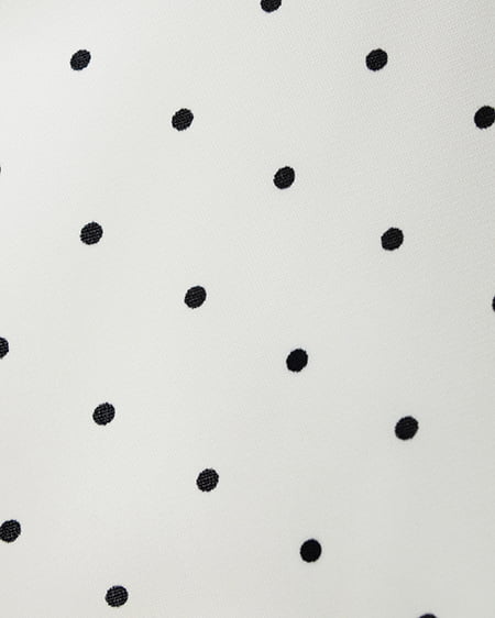 INGNI(イング) クロスフリルオフショルブラウス オフ/ドット