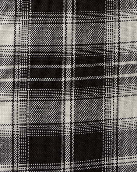 INGNI（イング） ビッグリボンチェック柄オフショルブラウス ｸﾛ/ﾁｪｯｸ