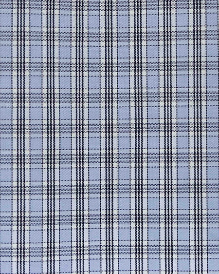 INGNI（イング） 胸刺繍ボウタイ半袖ブラウス ﾌﾞﾙｰ/ﾁｪｯｸ