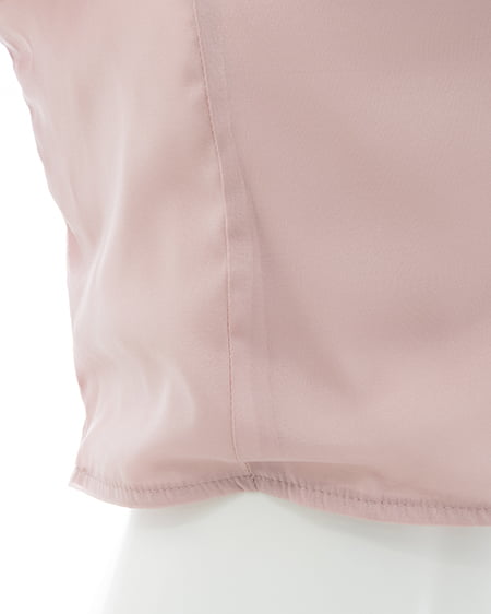 INGNI（イング） ビッグリボンシアーオフショルブラウス ﾋﾟﾝｸ