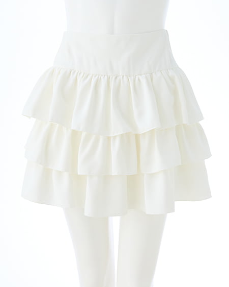 INGNI(イング) フリルミニスカパン オフホワイト