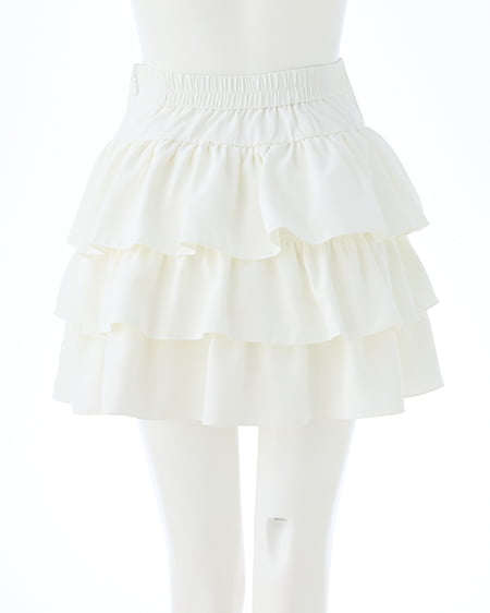 INGNI(イング) フリルミニスカパン オフホワイト