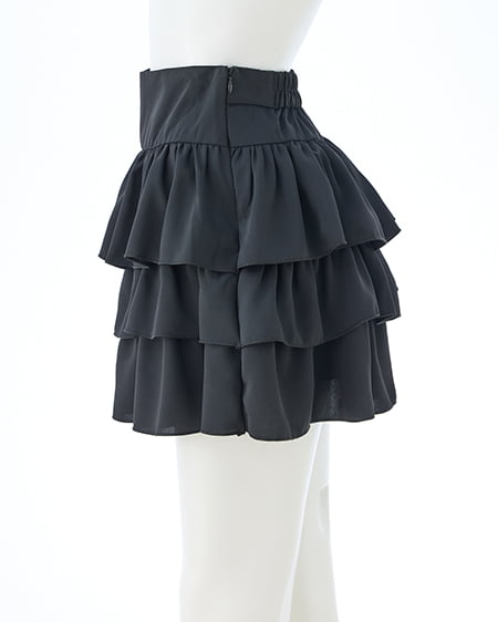 INGNI(イング) フリルミニスカパン クロ