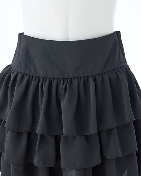 INGNI(イング) フリルミニスカパン クロ