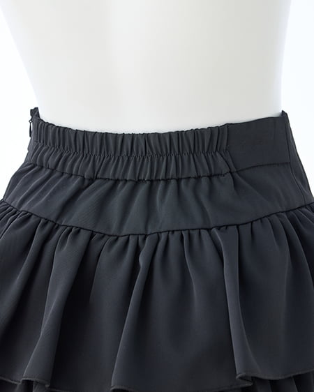 INGNI(イング) フリルミニスカパン クロ