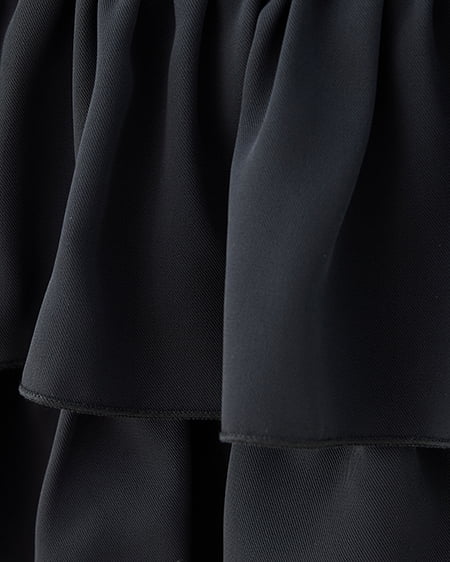 INGNI(イング) フリルミニスカパン クロ