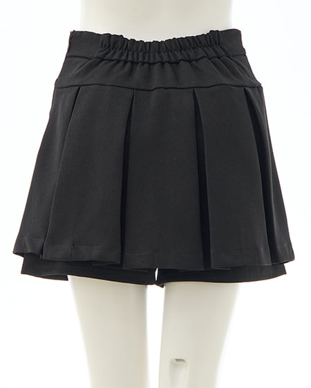 INGNI（イング） レイヤードボックスプリーツスカパン ｸﾛ