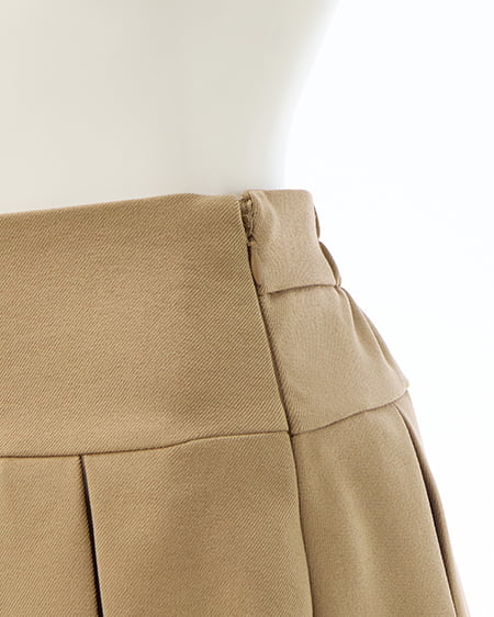 INGNI（イング） レイヤードボックスプリーツスカパン ﾍﾞｰｼﾞｭ