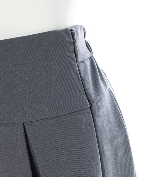 INGNI(イング) レースレイヤープリーツスカパン グレー